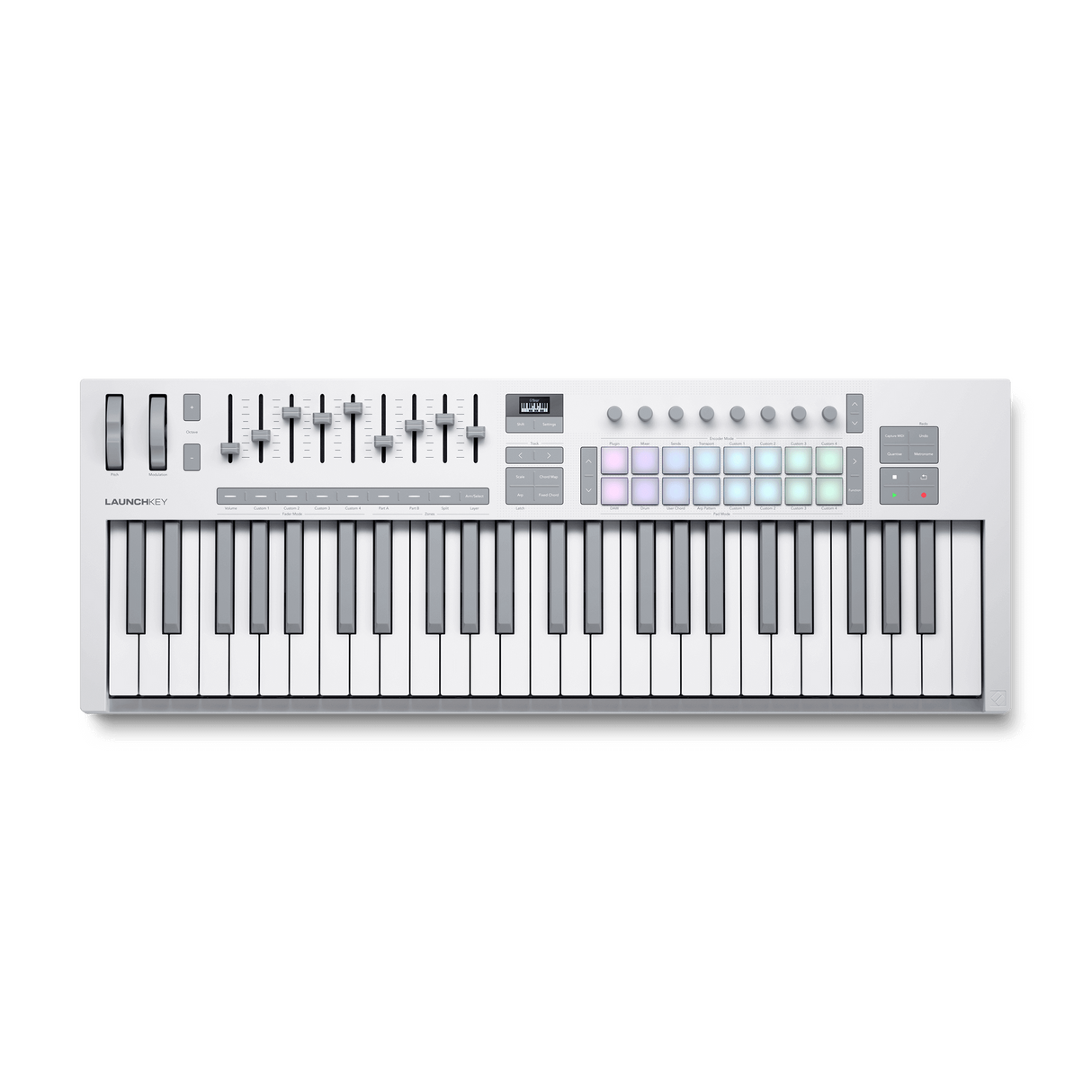 Novation Launchkey 49 MK4 49-Key MIDI Keyboard Controller - White