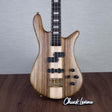 Spector Euro 4 LT Solid Korina Wings Electric Bass Guitar - Natural Satin - CHUCKSCLUSIVE - #NB23505