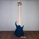 Sire M7-6 Left-Handed 6-String Bass Guitar - Transparent Blue - New