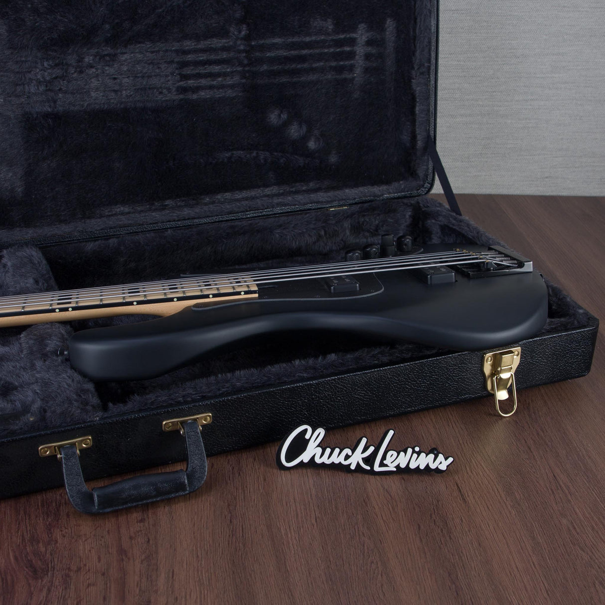 Brubaker USA Custom Steve Jenkins II JXB-5-String Electric Bass Guitar - Black Satin - #056