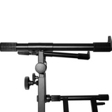 On-Stage KS7292 Double-X ERGO-LOK Keyboard Stand with Second Tier - New