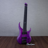 Legator Ghost Super Shred Multiscale 8-String Electric Guitar - Satin Purple Flame - #IM25100121