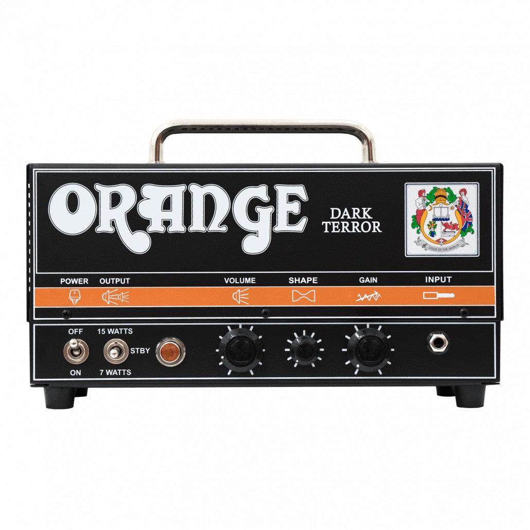 Orange Dark Terror DA15H Guitar Amp Head - Black - Mint, Open Box