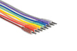 Hosa CMM-830 8pc Unbalanced 3.5mm Patch Cables - 1ft