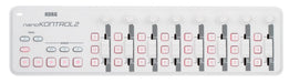 Korg nanoKONTROL2 Slim Line USB Controller - White