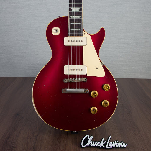 Gibson Murphy Lab 1956 Les Paul Standard Electric Guitar - Heavy Aged Candy Red - #62198 - Display Model