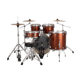 Ludwig Evolution 5-Piece Kit with 22-Inch Kick - Copper Sparkle Finish