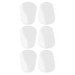 Protec MCL4C Clear Large Mouthpiece Cushions - 6 Pack, 0.4mm