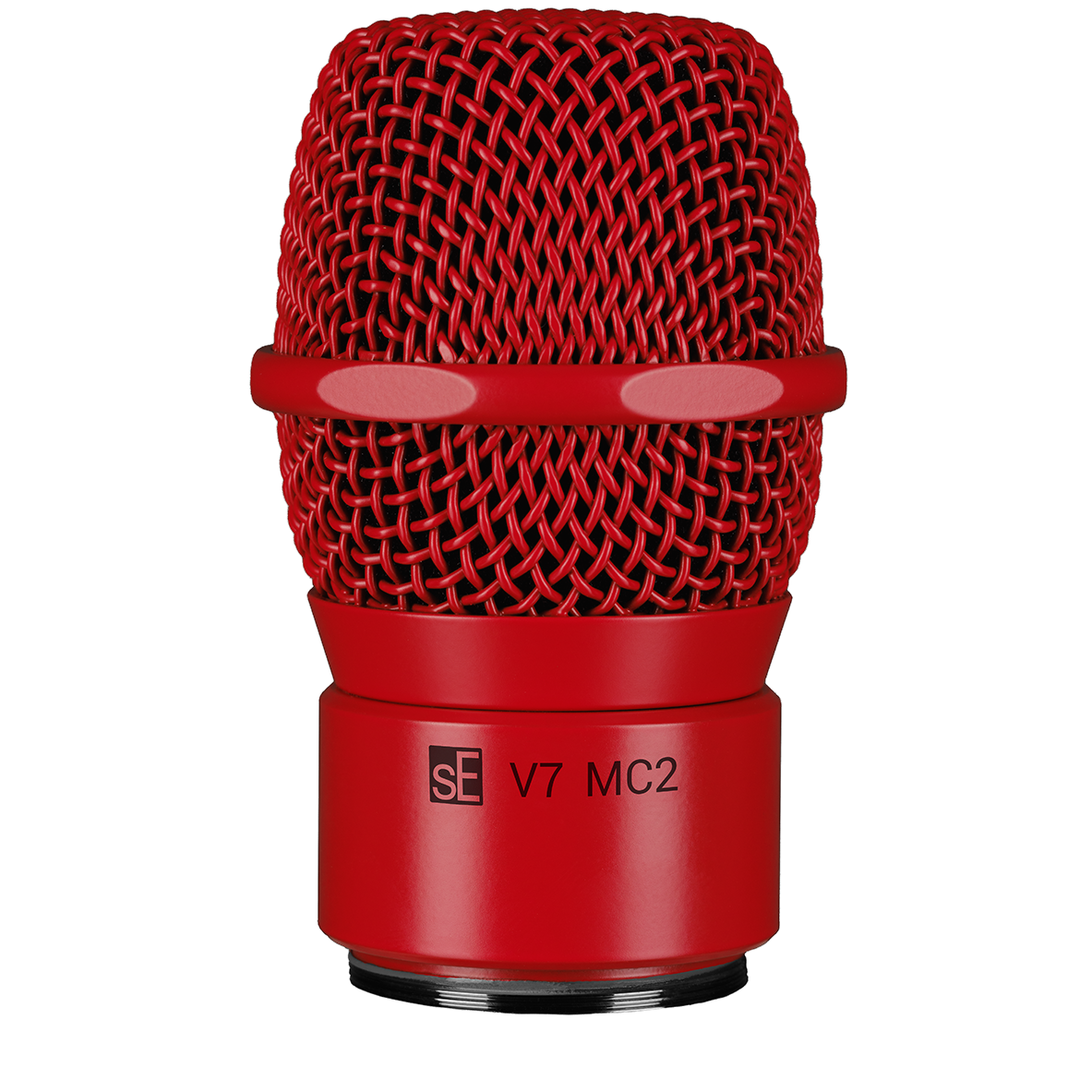 sE Electronics V7 MC2 Supercardioid Dynamic Microphone Capsule for Sennheiser Wireless Handheld Transmitters with MP03 Pouch - Red