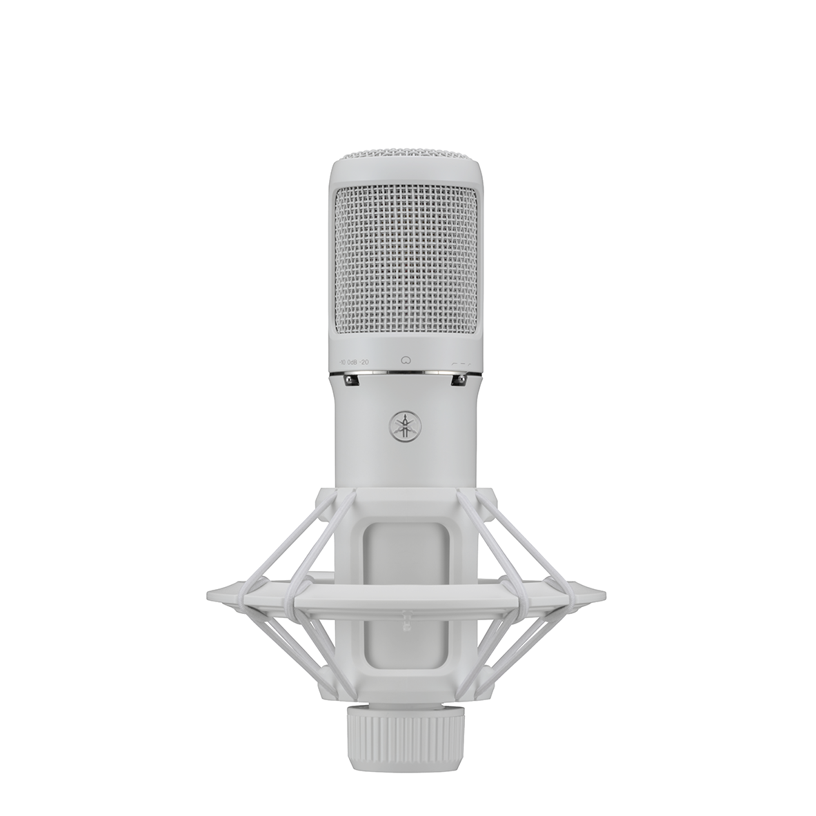 Yamaha YCM705 W Condenser Microphone with Shock Mount and Pop Filter - White