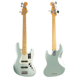 Fender American Pro II 5-String Jazz Bass - Mystic Surf Green with Maple Fretboard - Mint, Open Box