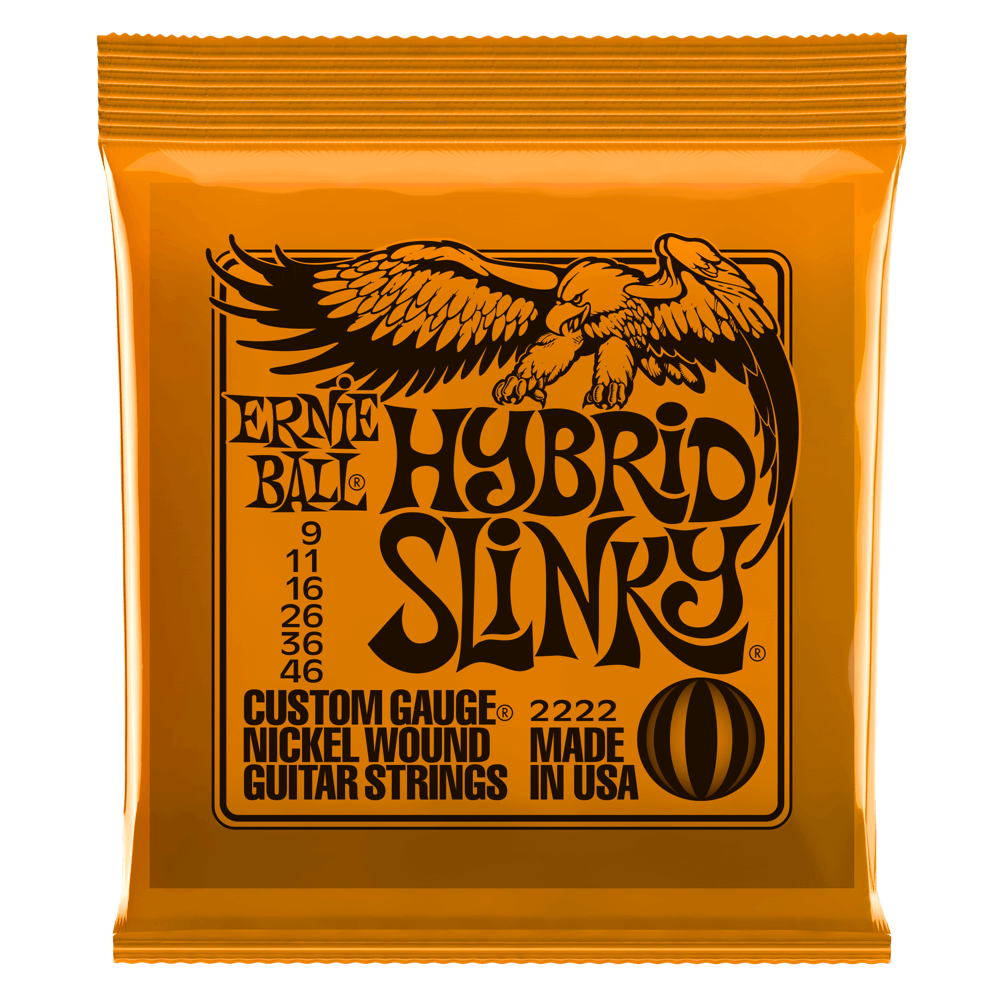 Ernie Ball Hybrid Slinky Nickel Wound Electric Guitar Strings .09-.46