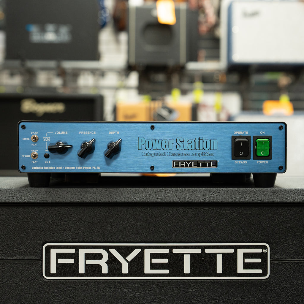 Fryette PS-2A Power Station - Reactive Load with 50W Re-Amp (Attenuator)  Sapphire Blue Panel - CHUCKSCLUSIVE 65th Anniversary Edition