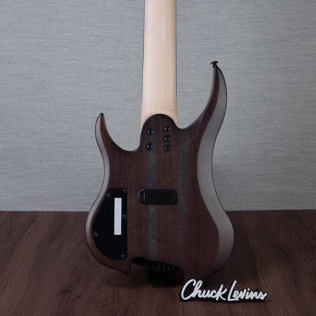 Legator Ghost Super Shred Multiscale 8-String Electric Guitar - Satin Black Flame - #IM25060482
