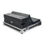 ProX XS-YDM7COMPACTEXDHW ATA Digital Audio Mixer Flight Case for Yamaha DM7 Compact Expansion Console with Doghouse compartment and Caster wheels