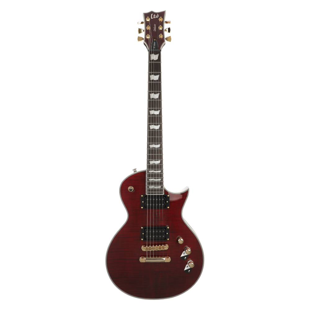 ESP LTD EC-1000T CTM Electric Guitar - See Thru Black Cherry - Mint, Open Box