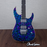 ESP USA M-II NTB NT Electric Guitar - Ghost Flame - #US24788