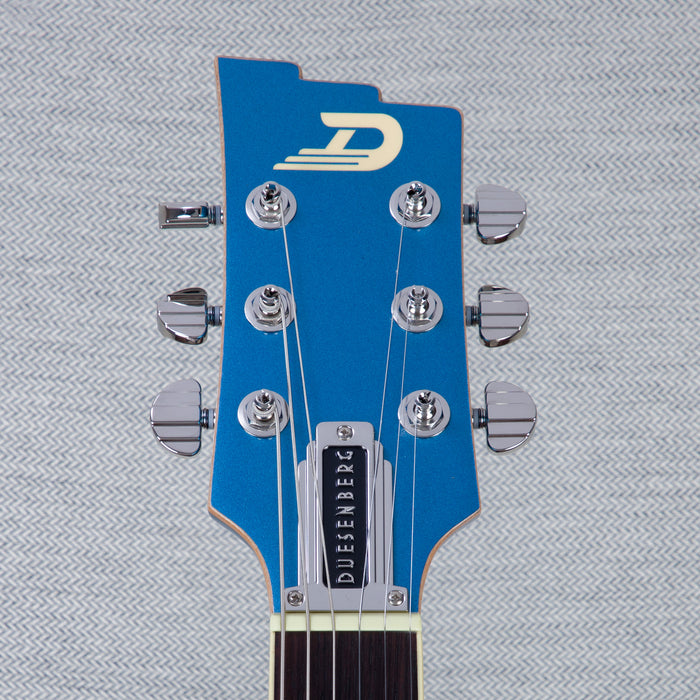 Duesenberg Alliance Series Mike Campbell 30th Anniversary Semi-Hollow Electric Guitar - Blue and White Metallic