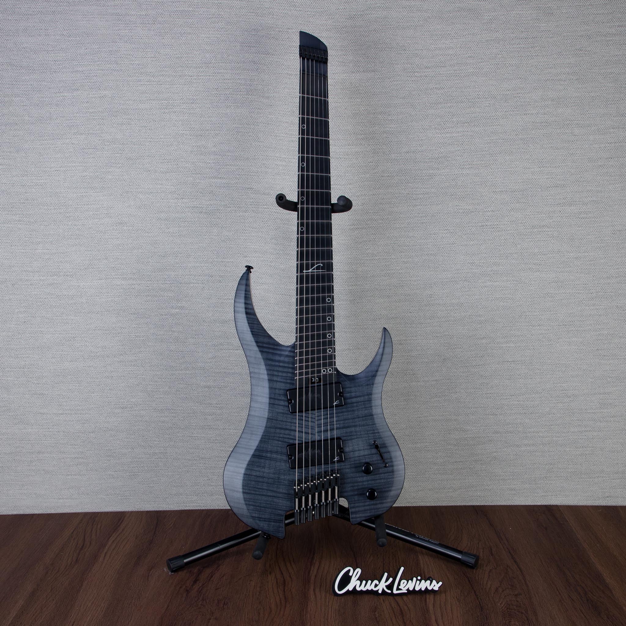 Legator G7FSS Ghost Multiscale 7-String Electric Guitar - Black