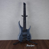 Legator G7FSS Ghost Multiscale 7-String Electric Guitar - Black Flame
