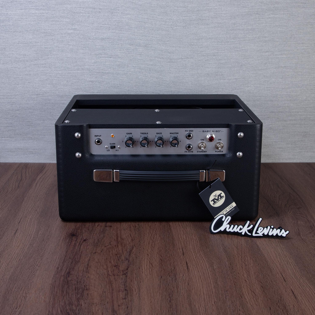 Magnatone Baby M-80 12-Watt 1x10-Inch Tube Combo Guitar Amplifier - Black