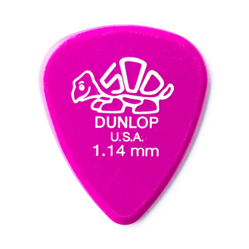 Dunlop Delrin 500 Guitar Picks - 1.14mm - Magenta (12-pack)