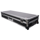 ProX XS-TMC1012WLTFSTND DJ Coffin Flight Case for (2) 1200 Style Turntables 10-inch 12-inch Mixers with Sliding Laptop Shelf and Wheels