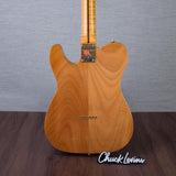 Fender Custom Shop Limited Edition Deluxe AAA Flame Custom Deluxe Telecaster Electric Guitar - Sunset Orange Transparent - #CZ590116
