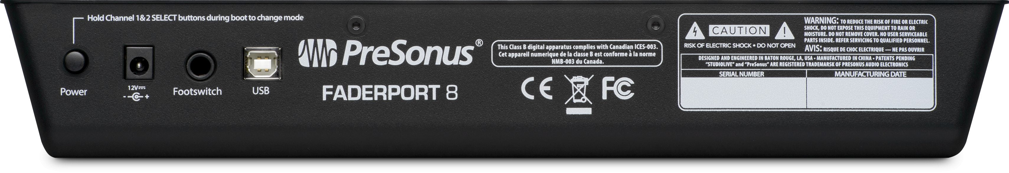 PreSonus FaderPort 8 8-Channel Mix Production Controller – Chuck
