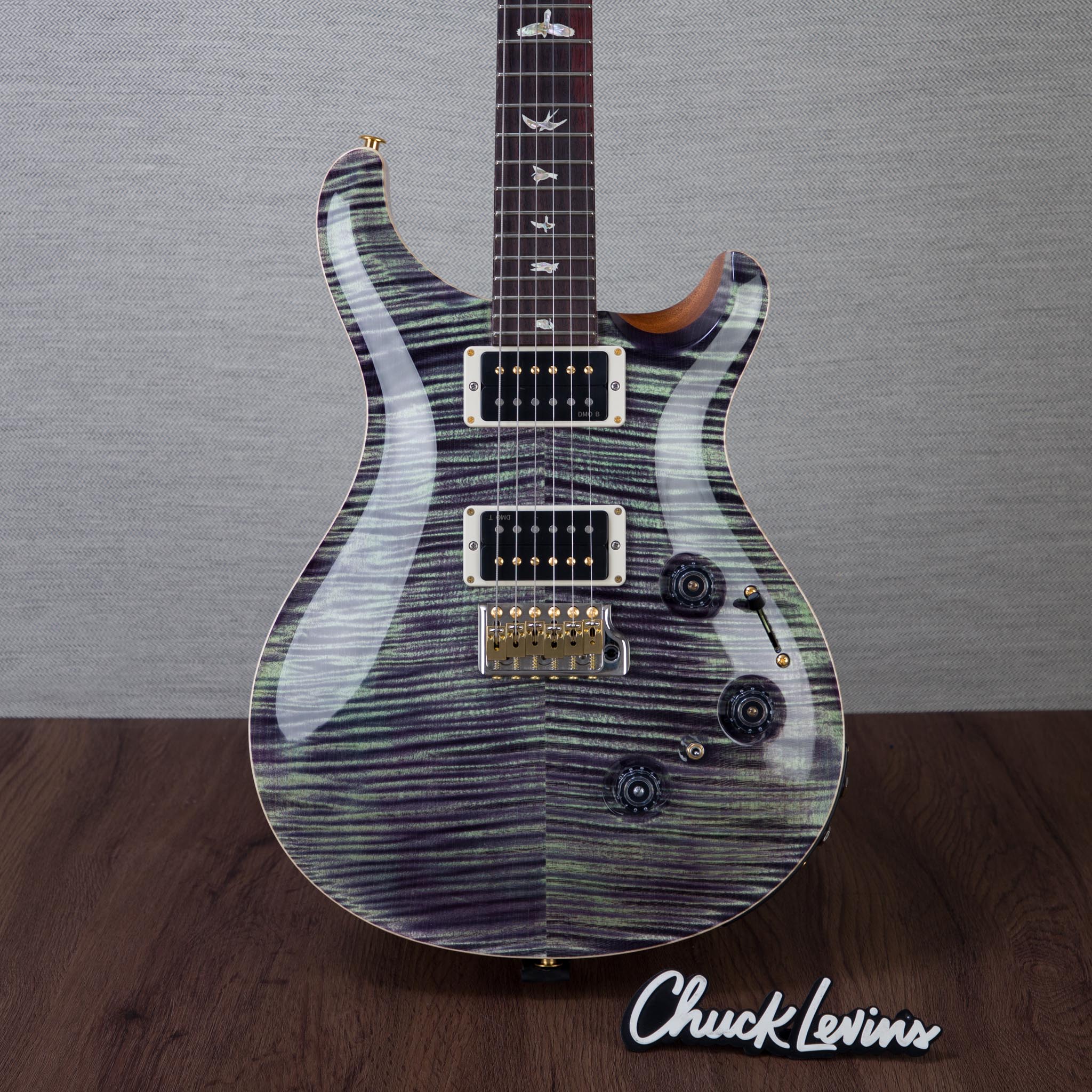 PRS Custom 24 Piezo 10-Top Solid Body Guitar - Aurora Borealis