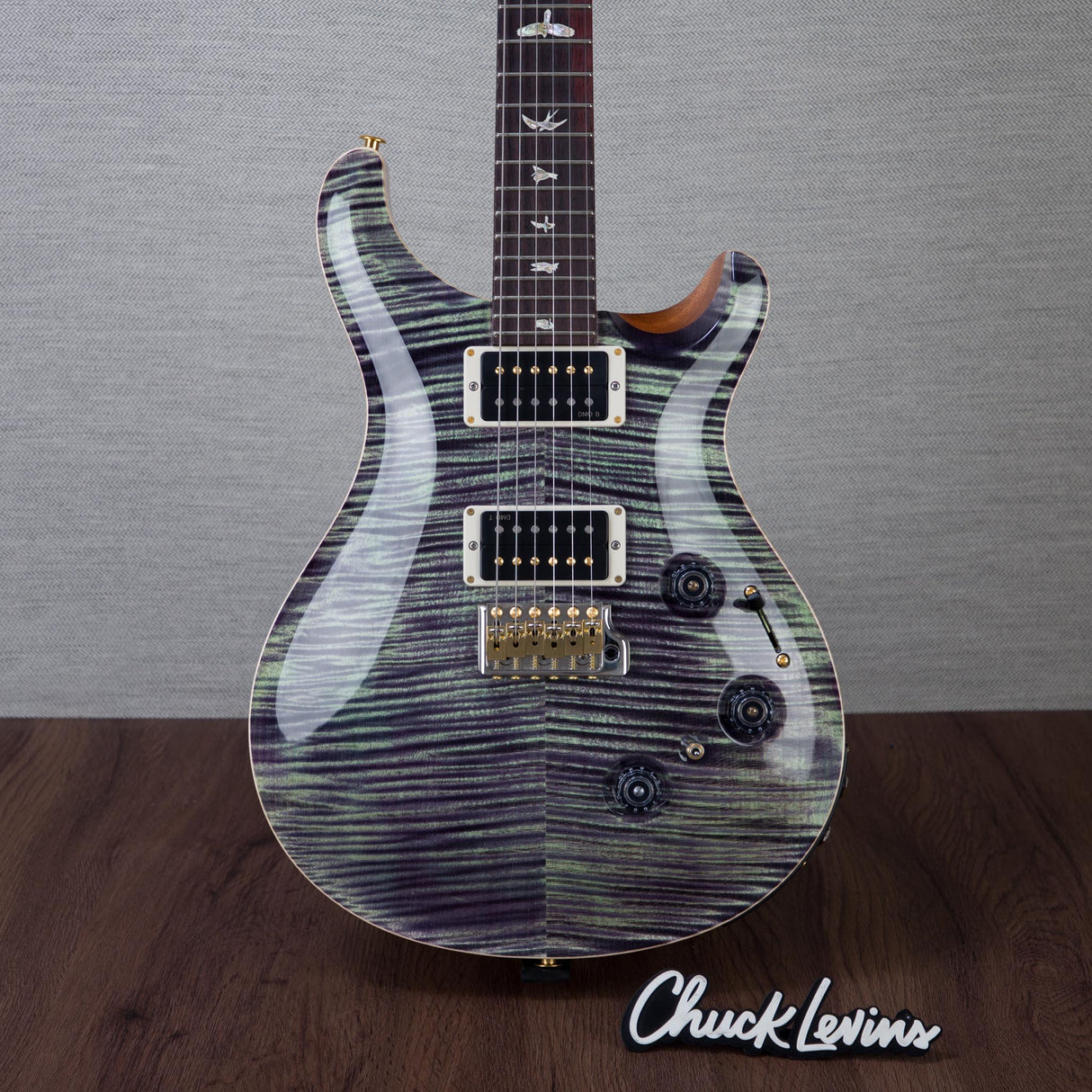 PRS Custom 24 Piezo 10-Top Solid Body Guitar - Aurora Borealis - #250403191