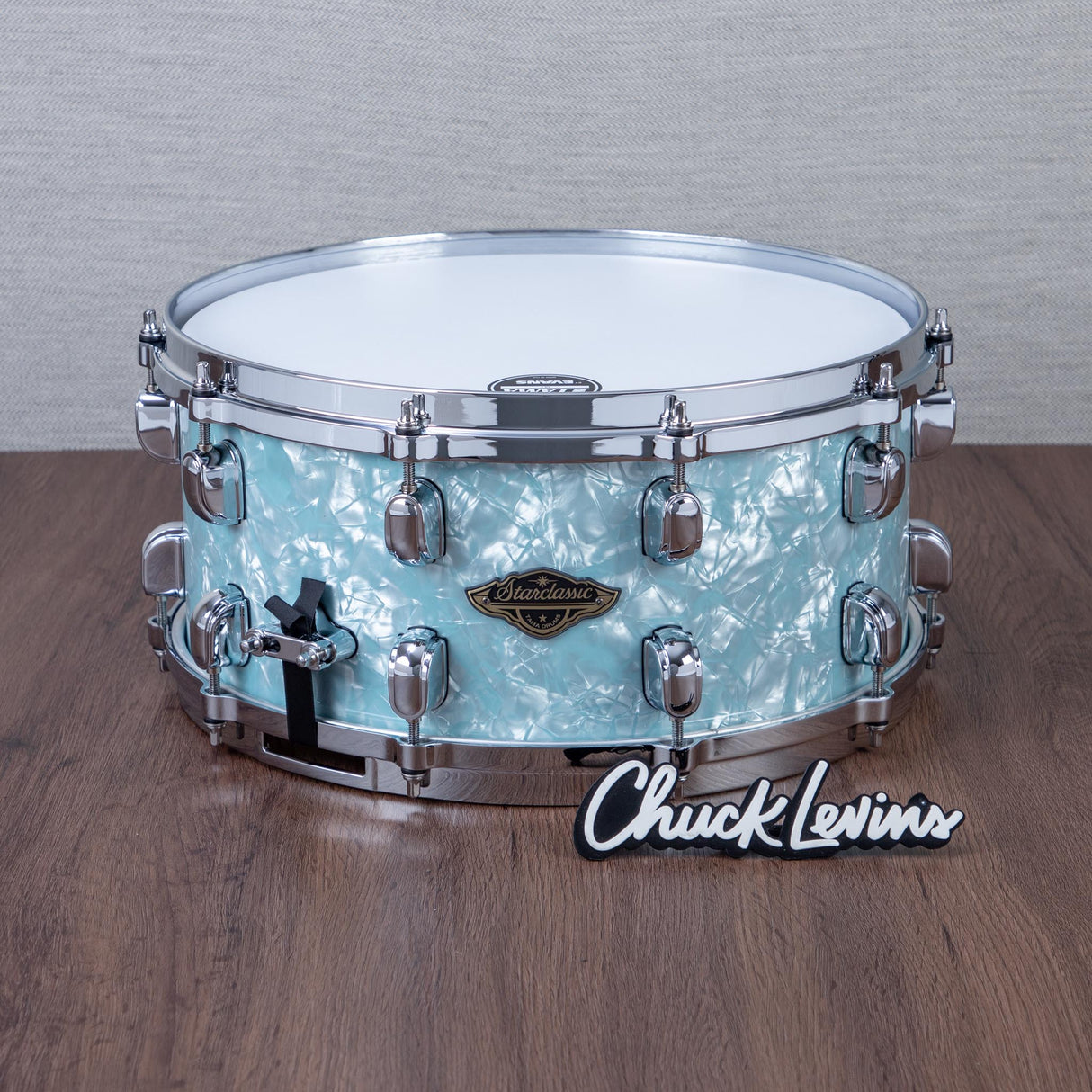 Tama 6.5 x 14-Inch Starclassic Walnut/Birch Snare Drum - Ice Blue Pearl