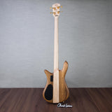 Spector Euro 4 LT Solid Korina Wings Electric Bass Guitar - Natural Satin - CHUCKSCLUSIVE - #NB22944