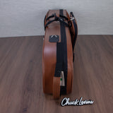 Marcus Bonna Light Case for Tenor Trombone with Small Bell - Brown Leather