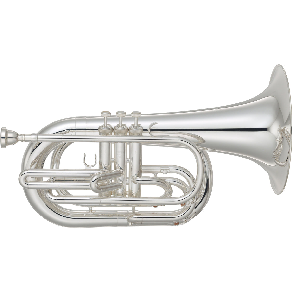 Yamaha YBH-301MS Bb Marching Baritone Horn - Silver Plated