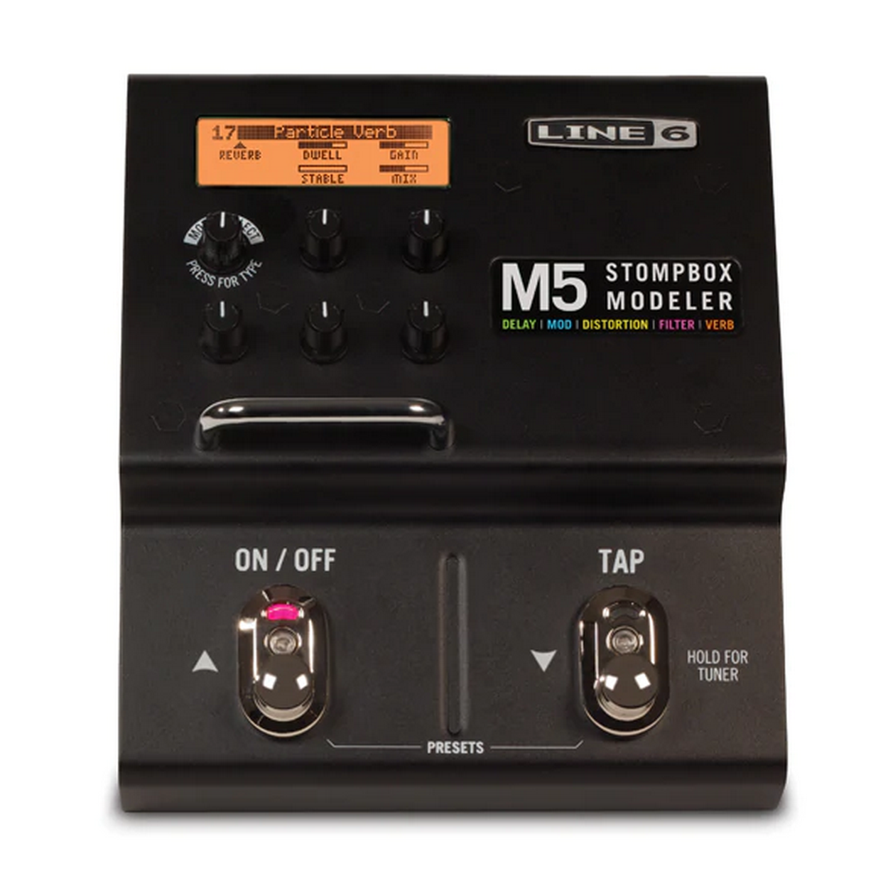 line 6 distortion pedal Line 6 M5 Stompbox Modeler Pedal – Chuck Levin's Washington Music Center