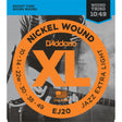 D'Addario EJ20 18172 Nickel Wound Electric Guitar Strings Jazz Extra Light
