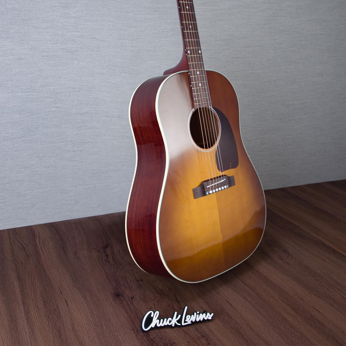 Gibson J-45 Standard Mahogany/Sitka Spruce Acoustic Electric Guitar - Honey Burst - #23264066
