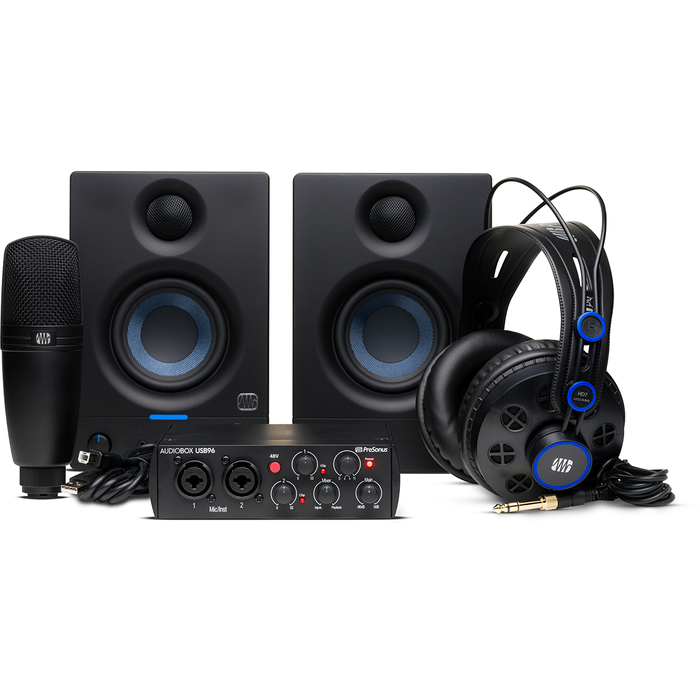 PreSonus Audiobox USB 96 Complete Bundle