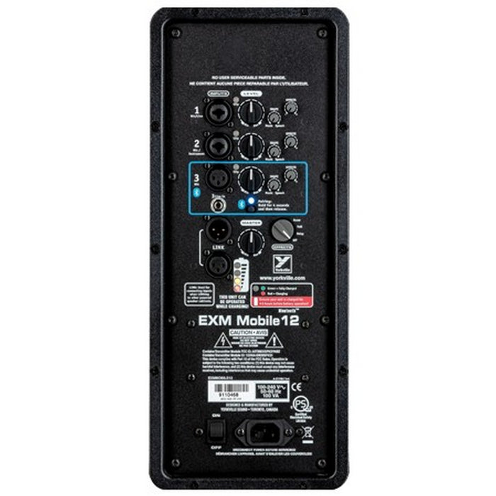 Yorkville EXM Mobile-12 Battery Powered 12-Inch PA Speaker