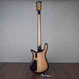 Spector Euro 4 Electric Bass Guitar - Natural Black Burst Gloss - CHUCKSCLUSIVE - #NB22936