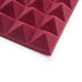 Gator GFW-ACPNL1212PBDY Burgundy 12 x 12 x 2-Inch Acoustic Pyramid Panel - 2-Pack