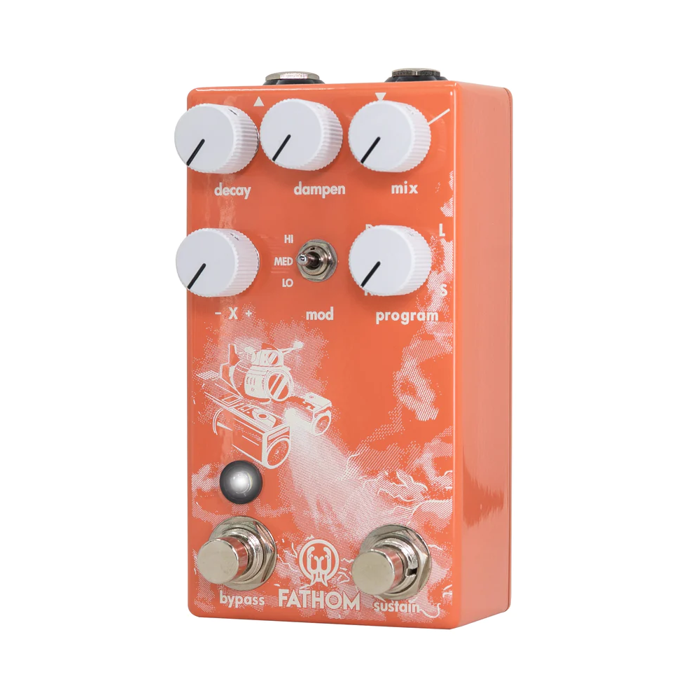Walrus Audio Fathom Multi-function Reverb Pedal - LTD Coral Series