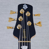 Spector Euro 5 LT Solid Korina Wings 5-String Electric Bass Guitar - Natural Satin - CHUCKSCLUSIVE - #NB23507