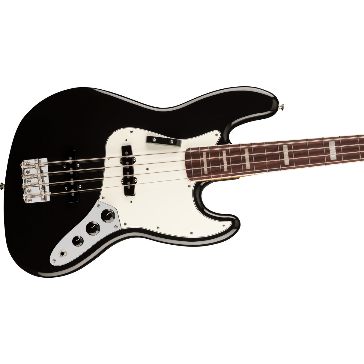 Fender Vintera III Early '70s Jazz Electric Bass Guitar, Rosewood Fingerboard - Black