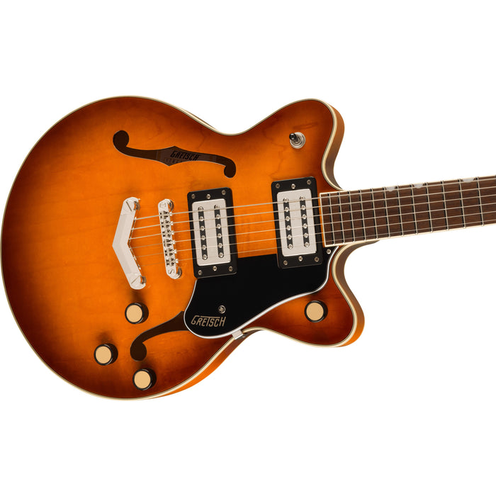 Grestch G2655 Streamliner JR. Double-Cut With V-Stoptail Semi-Hollow Electric Guitar - Abbey Ale - New