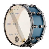 Tama 14" x 6.5" Starclassic Maple Snare Drum - Flat Steel Blue Metallic With Smoked Black Nickel Hardware