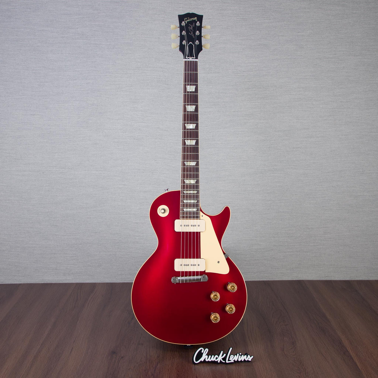 Gibson Custom Shop 1954 Les Paul Standard Electric Guitar - Gloss Candy Red - #43264