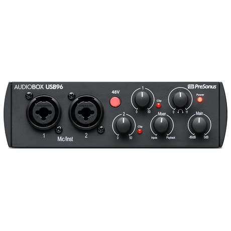 PreSonus AudioBox USB 96 Studio Bundle - 25th Anniversary Black - New