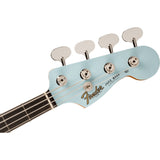 Fender Gold Foil Jazz Bass Guitar - Ebony Fingerboard, Sonic Blue - Mint, Open Box